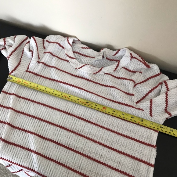 Paper Crane Striped Long Sleeve Top | High Side Slits - Picture 11 of 12